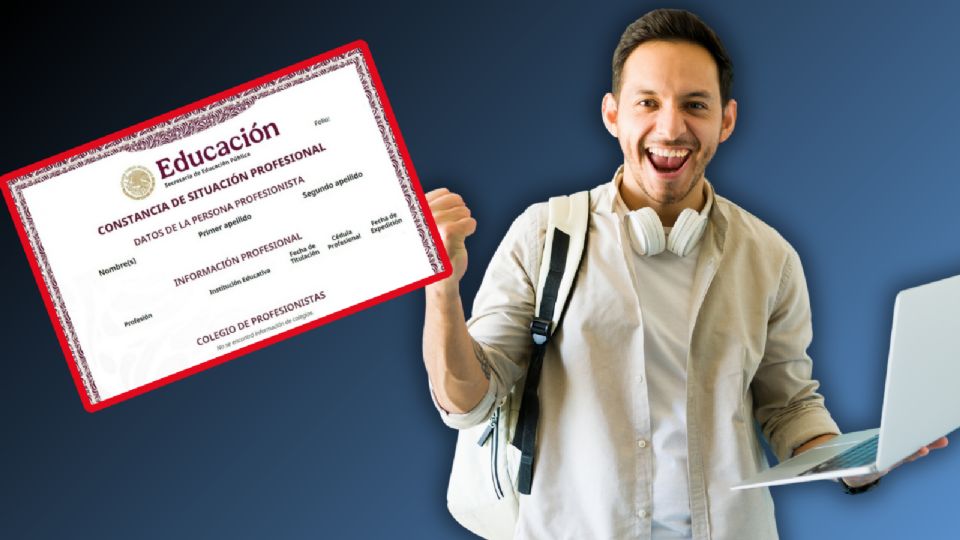 La Constancia de Situación Profesional muestra los datos de la cédula profesional y amplía la información disponible.