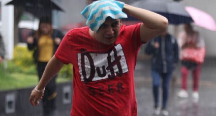 Amanece CDMX con lluvia y se prevé actividad pluvial fuerte a muy fuerte