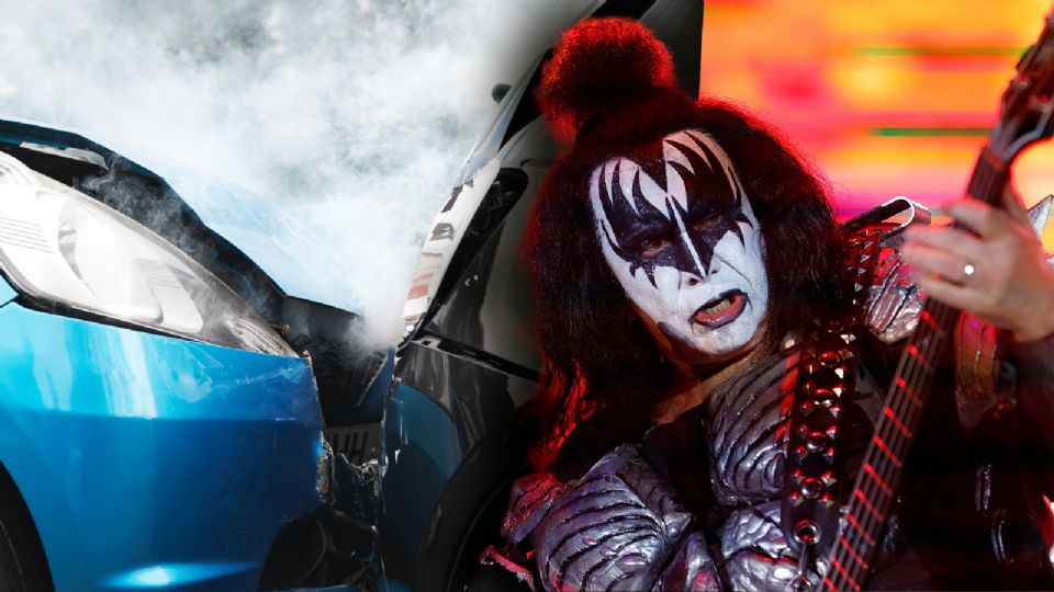 Gene Simmons sufre accidente automovilístico.