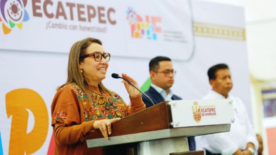 Azucena Cisneros, alcaldesa de Ecatepec.