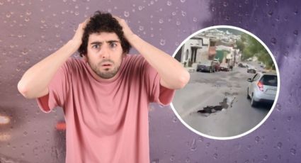 VIDEO | Se abre megasocavón en Ciudad Satélite, al sur de Monterrey