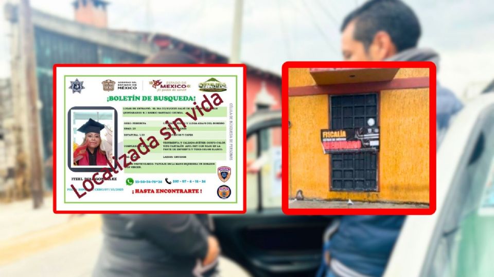 Según reportes, el cuerpo sin vida de Itzel Díaz González fue localizado en una cisterna en Tepetlixpa, Edomex.