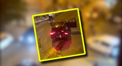 VIDEO | Secuestrarían a hombre tras haber tres autos embestido a otro