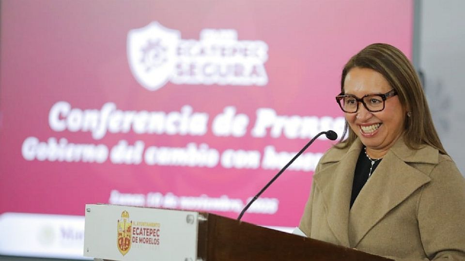 Azucena Cisneros Coss, alcaldesa de Ecatepec.