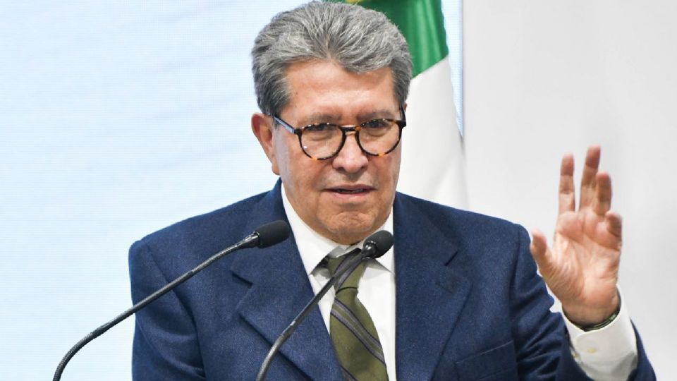 Ricardo Monreal, coordinador de Morena en San Lázaro.