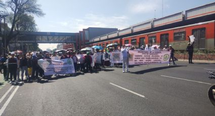 Trabajadores del GCDMX protestan por malas condiciones laborales