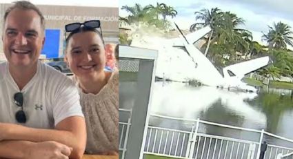 VIDEO | Tragedia en Florida: padre e hija mueren juntos al caer su avioneta en un lago
