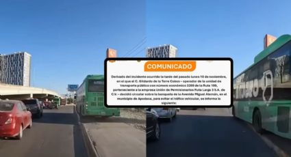 Movilidad sanciona al chofer de la Ruta 109 que invadió la banqueta en Miguel Alemán