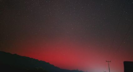 ¡Insólito! Así se observaron las auroras boreales en Nuevo León