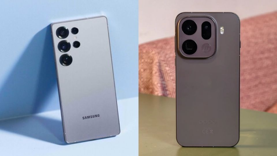 Samsung S25 Ultra vs Oppo Find X9 Pro; mejor celular para comprar en noviembre