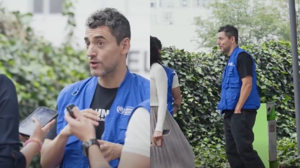 Luis Gerardo Méndez aparece en calles de CDMX para recaudar fondos