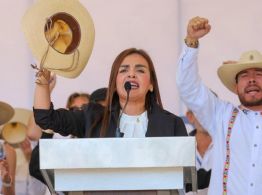 Grecia Quiroz asegura que no dará ni un paso atrás en el movimiento que inició Carlos Manzo | VIDEO