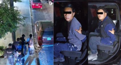 VIDEO | Capturan a dos por robo a mujer en Monterrey tras activarse botón de alerta