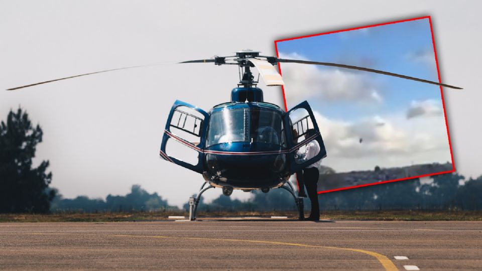 Aterrizaje forzoso de un girocóptero queda captado en video, la aeronave se estrelló en un campo abierto de  Gran Manchester.