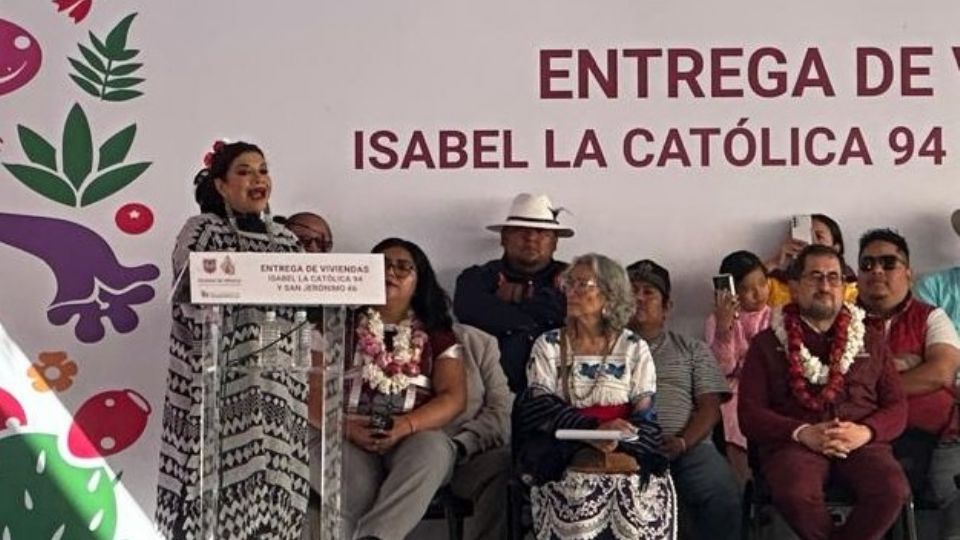 Clara Brugada, jefa de Gobierno de la CDMX.