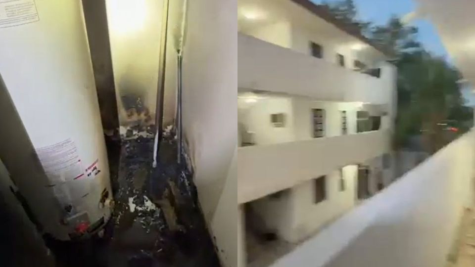 Elementos de Protección Civil y Bomberos trabajaron en el control del incendio.