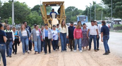 De sur a norte hacemos más calles que mejoran la vida de las y los meridanos: Cecilia Patrón.