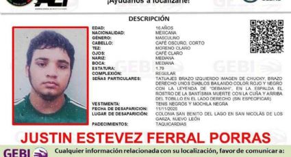 Buscan a menor de 16 años que desapareció en San Nicolás