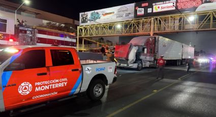 Incendio de tráiler en Carretera Nacional moviliza a autoridades en la zona Valle Alto