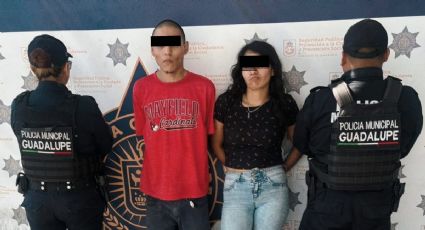 Cae pareja con 35 dosis de droga en Guadalupe; serían parte de banda de narcomenudeo