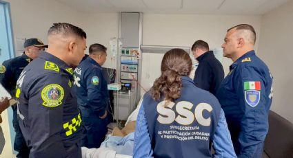 SSC acompaña recuperación de elementos heridos en marcha de la generación Z del Zócalo