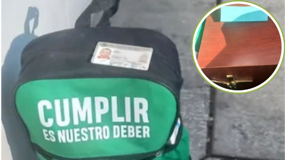 La Policía de Monterrey aseguró la urna con cenizas tras ser abandonada en una mochila en el Centro de la ciudad.