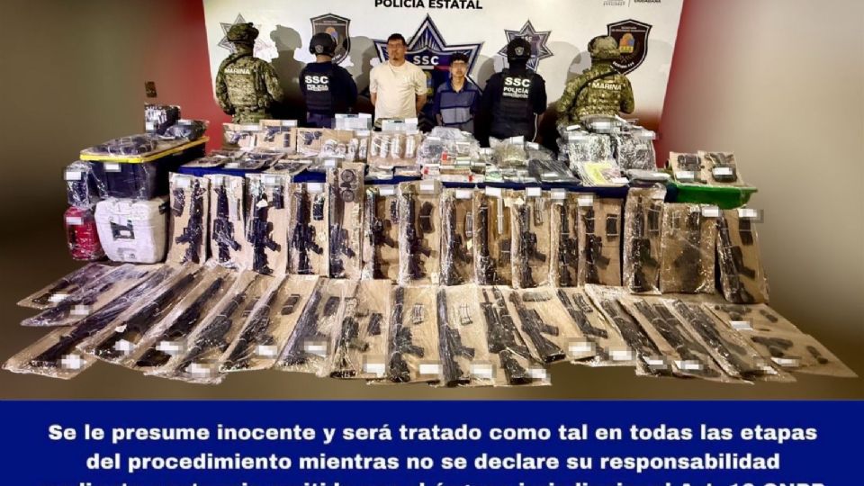 Los detenidos son presuntos integrantes del grupo delictivo CJNG, destaca la SSC de Quintana Roo.