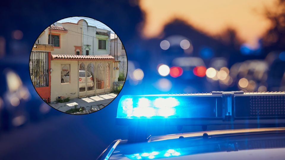 La policía resguardó la zona del triple homicidio en Villas de San Sebastián, Guadalupe.