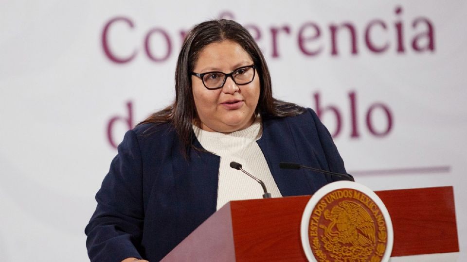 Citlalli Hernández, titular de la Secretaría de las Mujeres.