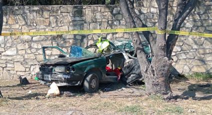 Un muerto y dos heridos tras fuerte choque en la carretera a Salinas Victoria, en Apodaca