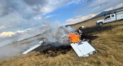 Se desploma avioneta en Michoacán; 5 personas resultaron heridas