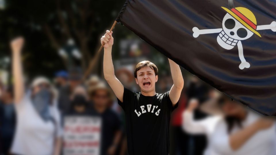 La marcha Generación Z evidenció así un movimiento diverso, con participación de jóvenes y adultos.