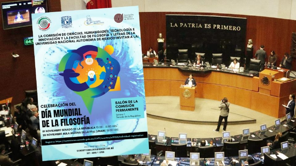 Senado de la República conmemora el Día Mundial de la Filosofía.