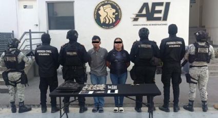 Detienen en Cadereyta a pareja vinculada a ilícitos; uno tenía orden de aprehensión por secuestro