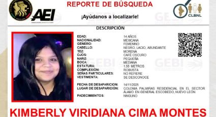 Buscan a Kimberly Viridiana, joven de Escobedo que desapareció luego de interactuar en Roblox