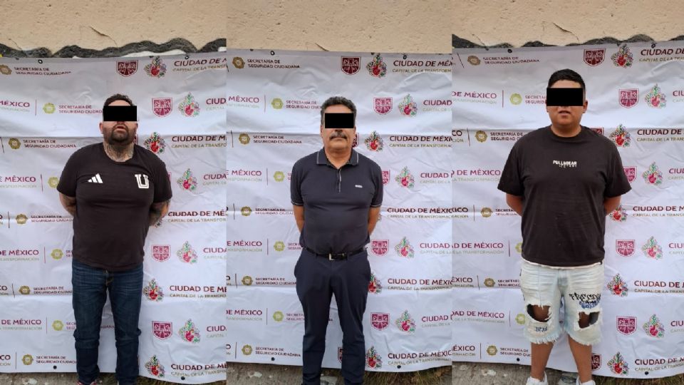 Tres detenidos de a banda Los Sacros.