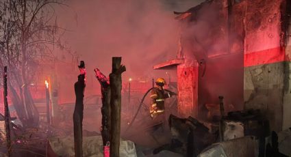 Incendio en Pesquería deja un muerto, un lesionado y tres vehículos calcinados