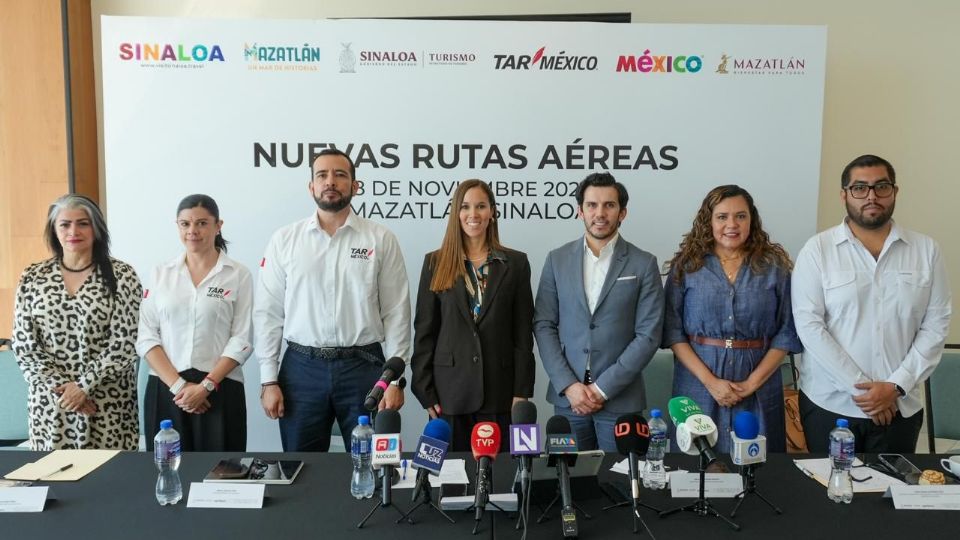 La secretaria de Turismo de Sinaloa, Mireya Sosa Osuna, anunció que a partir del 1 de diciembre operarán las nuevas rutas aéreas.