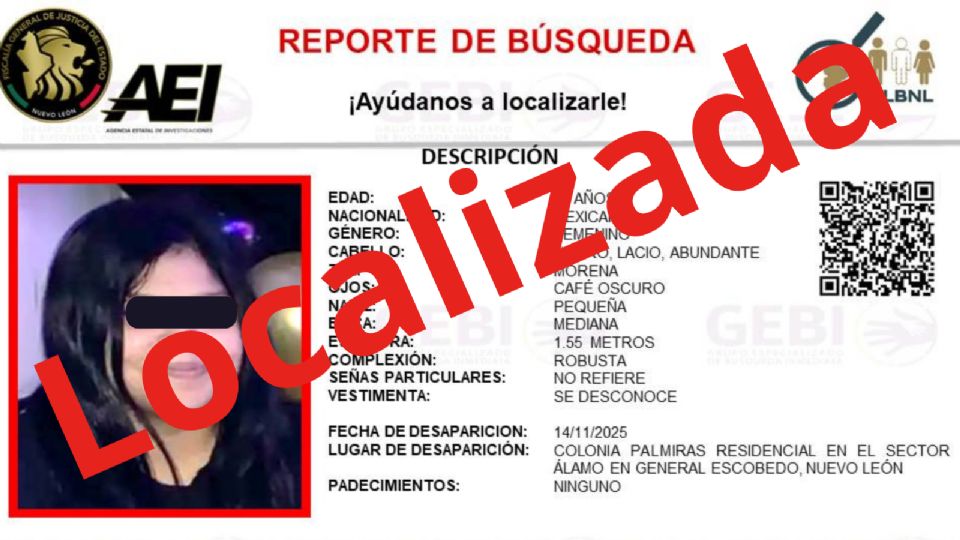 La Fiscalía de Nuevo León continúa con las diligencias para confirmar la ubicación de Kimberly Viridiana en Nuevo Laredo.