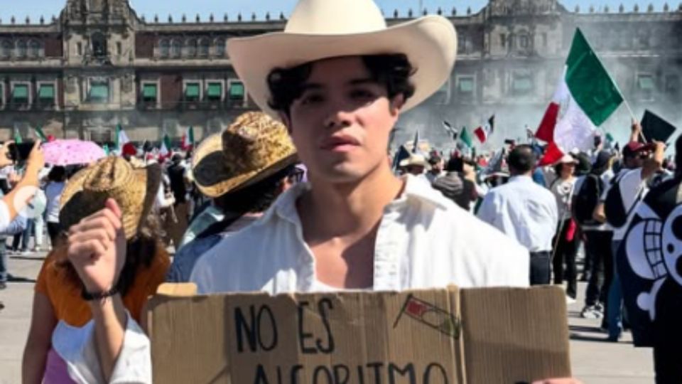 Edson Saúl Andrade Lemus, presunto colaborador del PAN que convocó marcha Gen-Z