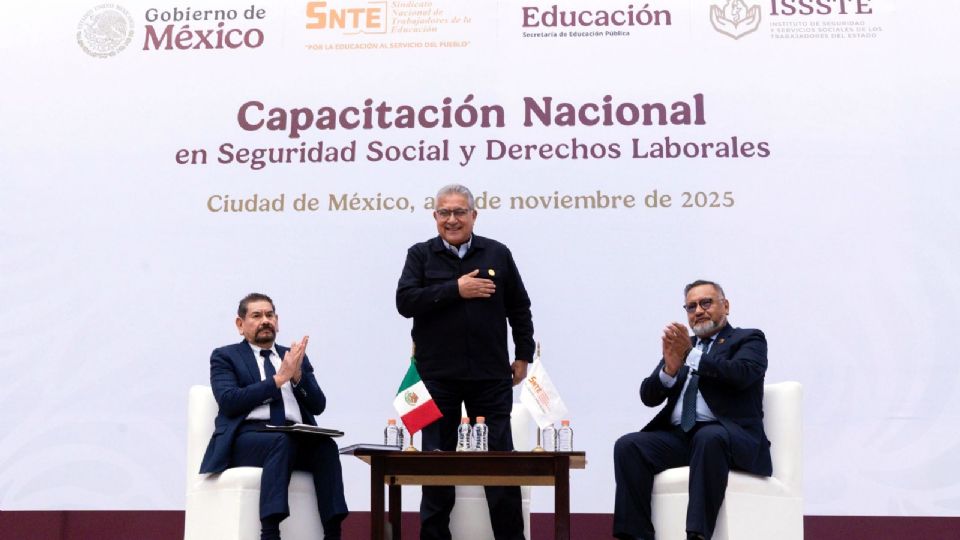 El SNTE informó que la Capacitación Nacional en Seguridad Social y Derechos Laborales busca simplificar y homologar los trámites administrativos.