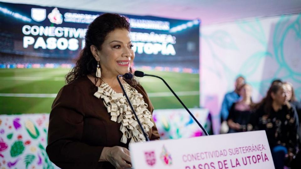 Clara Brugada, Jefa de Gobierno de la CDMX.