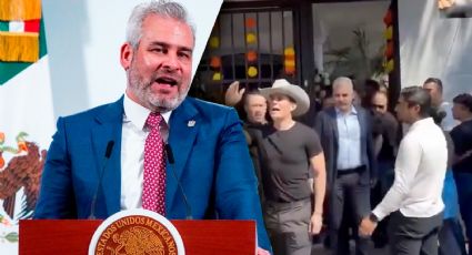 VIDEO | Abuchean a Alfredo Ramírez Bedolla al salir de velorio de Carlos Manzo