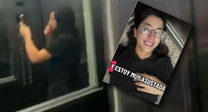 VIDEO | Falla ascensor, cae 12 pisos y mujer sobrevive de milagro