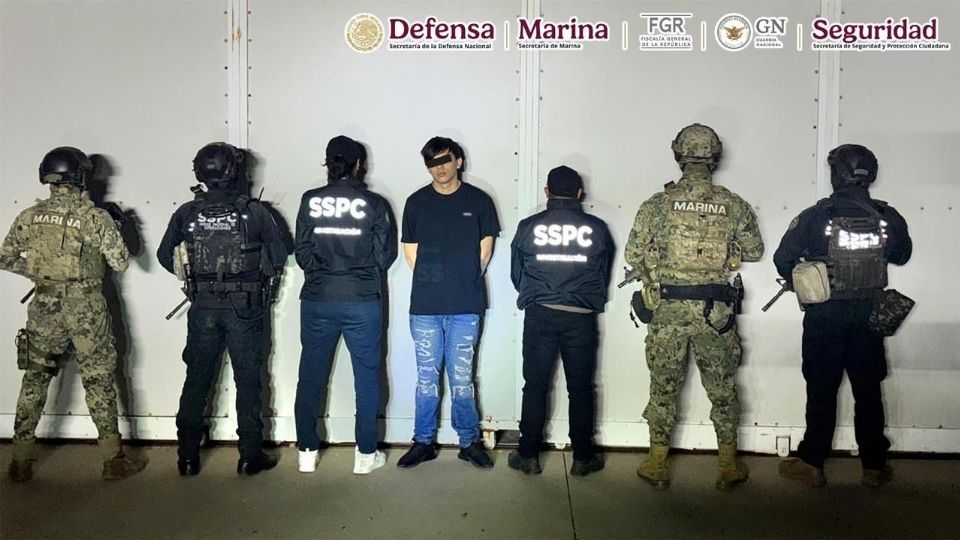Elementos de fuerzas federales detuvieron en Culiacán, Sinaloa, a José Socorro Sánchez Gómez, 'El L12', líder de una célula criminal del CJNG en Tijuana.