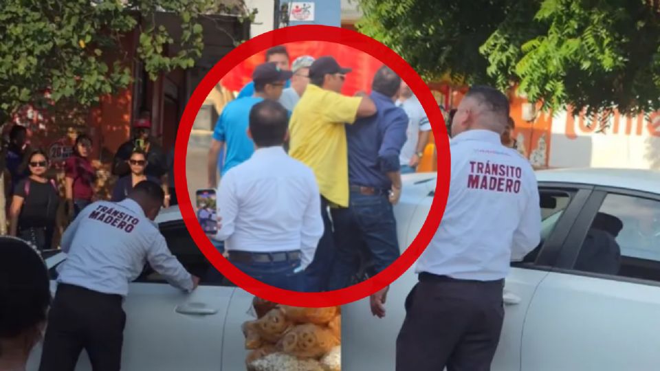 La irrupción detuvo momentáneamente el avance del desfile y alteró el ambiente.