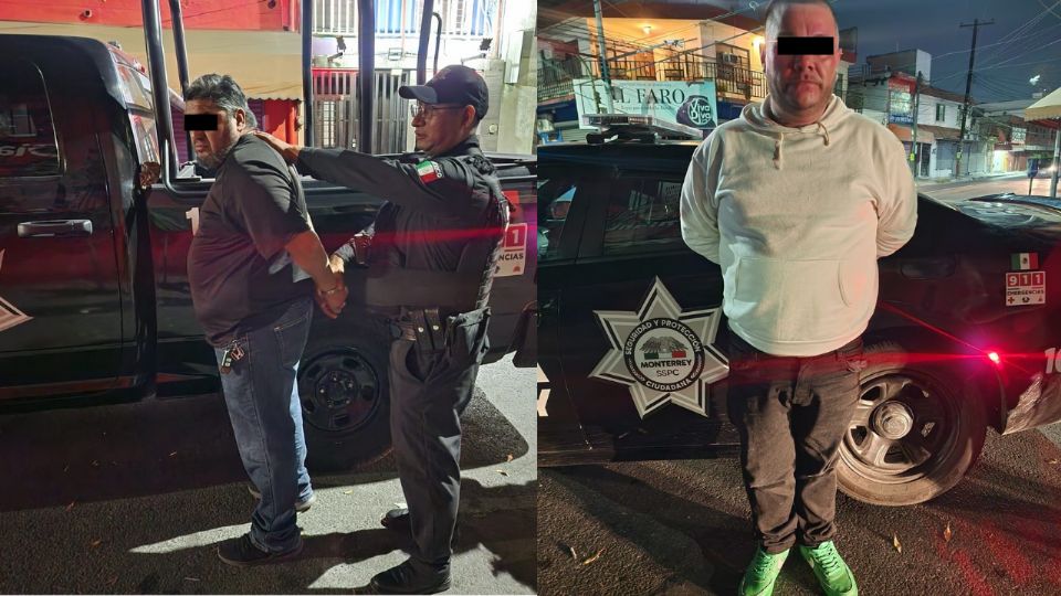 Drogas y armas fueron aseguradas tras la detención de dos hombres que hacían piruetas en una camioneta localizada en Monterrey