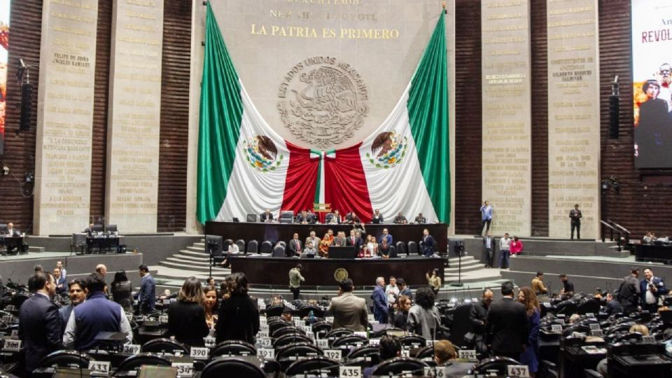 Sesión en la Cámara de Diputados.