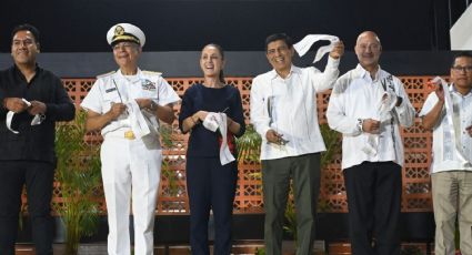 Claudia Sheinbaum inaugura nuevo tramo de la Línea K del Tren Interoceánico en Chiapas y Oaxaca