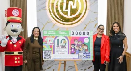 Lotería Nacional celebra 10 años de protección a la infancia y adolescentes con 51 mdp en premios